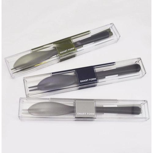 Iwasaki Kogyo Super Strong Case & Spoon Chopsticks, 19.5cm, H-601 NV