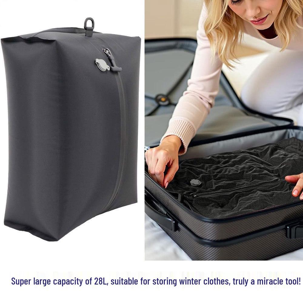 28L Waterproof Vacuum Compression Bag with Electric Pump for Travel and Luggage Storage