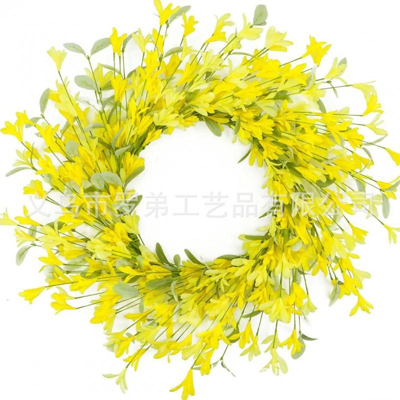 Artificial Flower Wreath Easter Valentines Day Hotel Restaurant Door Decorations