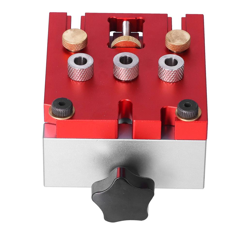 3 in 1 Drill Guide Woodworking Hole Punch Positioner Locator Jig System Kit Aluminium Alloy Woodworking Tool