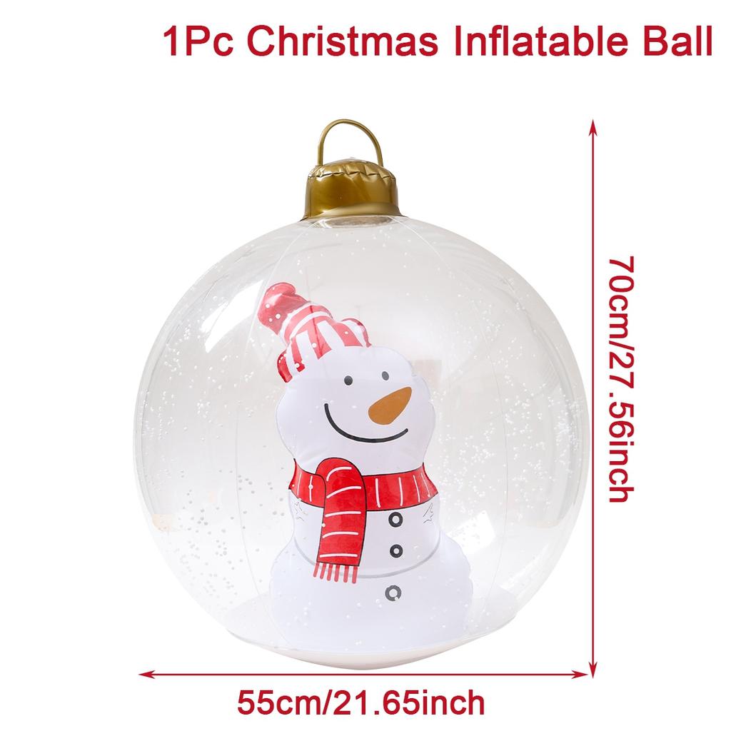 Christmas Giant Inflatable Ball Merry Christmas Decorations for Home 2025 Xmas Outdoor Balloon Ornament Navidad Natal New Year