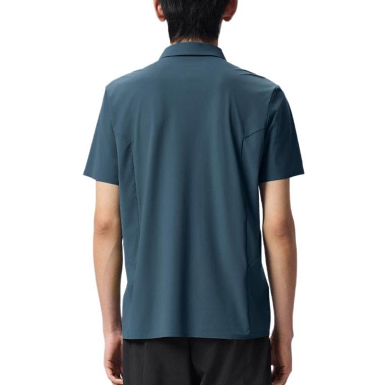 Men's Shirt Saucony Polo Shirt Men's Moonlight Blue