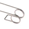 3 ks Dvojitá torzní pružina pro odpadkový koš Nerezová ocel Průměr drátu 1,0 mm Vnější D 11 mm Silná torzní pružina
