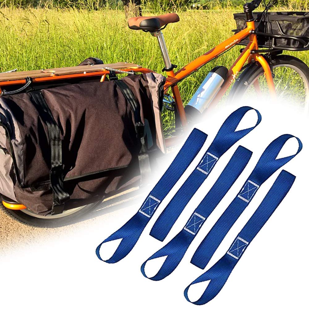 12 Pcs 18" Soft Loop Tie Down Straps Straps Strong Load Resistance Loops Abrasion