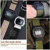 16mm Nylon Canvas Strap for Casio G-ShOCK GW6900/DW5600/GW-B5600/GM-5600/GA110/GA 2100 Outdoor Sports Watch Band Replacement