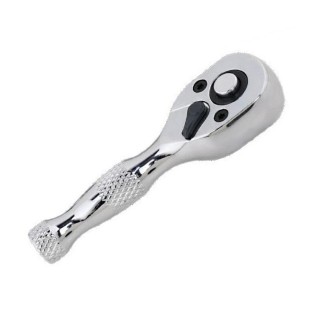 Chrome Vanadium Steel 14 Inch Ratchet Wrench 72 Tooth with Short Handle Perfect for Auto Repair and Mechanical Maintenance