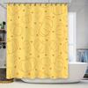 Pumpkin Print Shower Curtain Fall Decor For Bathroom, 3D Waterproof Fabric, Orange Color Bath Shower Curtains With Grommets Yell