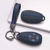 Key Fob Cover for Leapmotor T03 S01 C11 C01 with Keychain Anti-Scratch Shockproof Protective Shell Holder with Honeycomb Texture Shockproof Structure