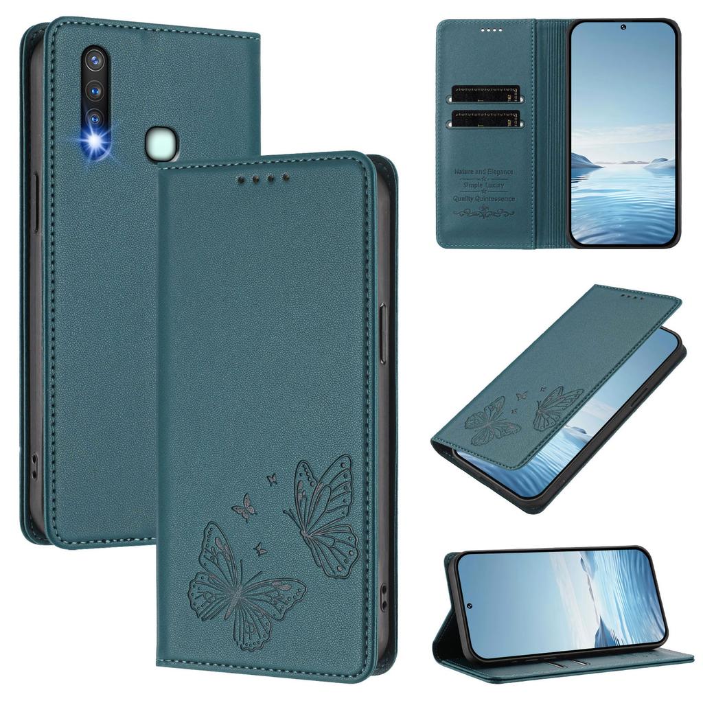 Do VIVO Y19s Y19 Y18 Y17s Y17 Y12s Y12a Y11s Y5s Y03 Y02A Y02 Skórzane Etui Portfel z Klapką Magnetyczne Zamknięcie Slot na Kartę Pokrowiec z Funkcją Stojaka