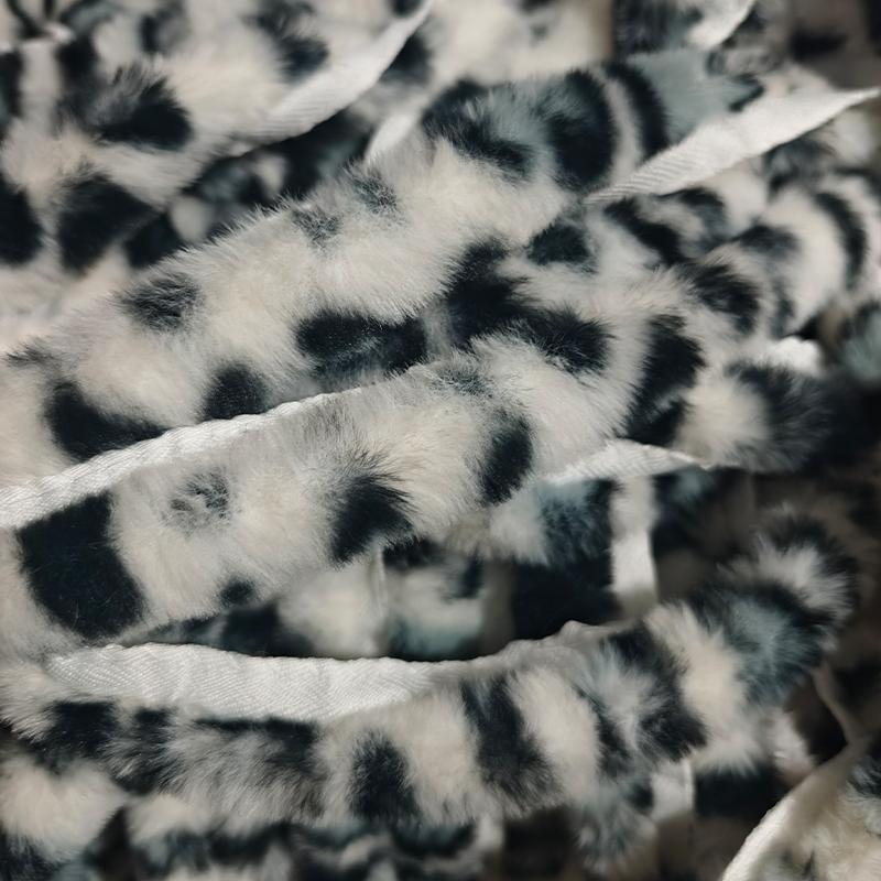 10 Meter Fluffy Lace Trim Faux Rabbit Fur Artificial Plush Fur Ribbon Stripe Tapes DIY Sewing Costume Cheongsam Hanfu Cuff