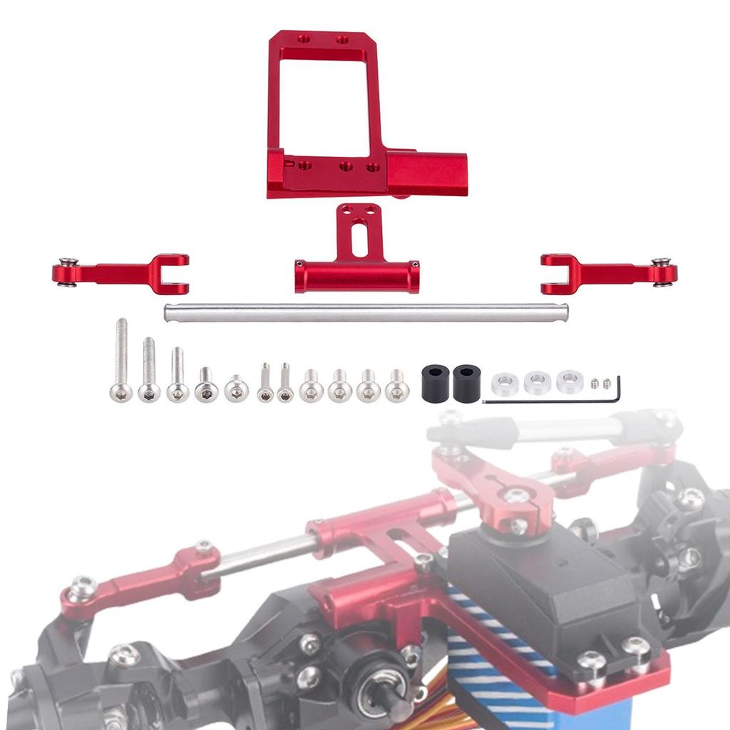 -Servo -Mount Full Hydraulic Professional Assembly 1/10 RC Crawler Lenkszylinder Kit for 1:10 Sacle