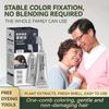 80ml Fruit Essence Hair Dyeing Comb Hair Color Cream Black Brown For Women Grandma Grandpa