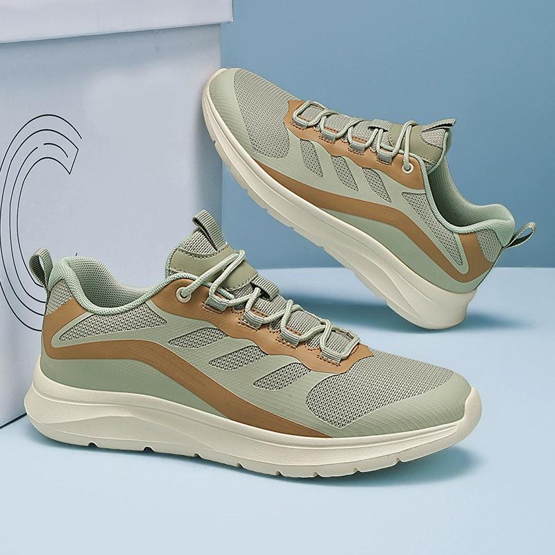 Versatile Flyknit Men's Shoes Breathable Mesh Sports Running Shoes Men's Work and Leisure Coconut Shoes