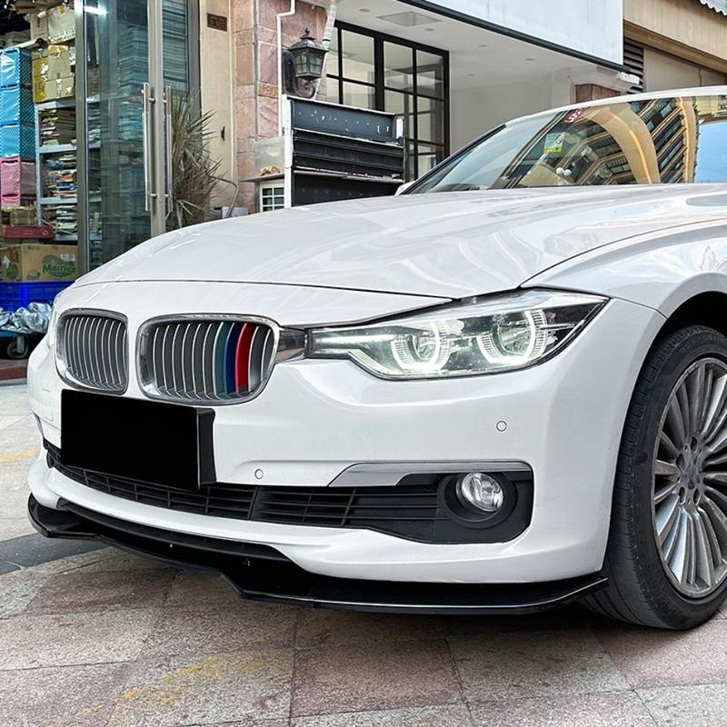 Labio Splitter Chin Spoiler Delantero Para BMW Serie 3 F30 F31 2013-2019 Parachoques Estándar Kit de Carrocería de Modificación Exterior Accesorios