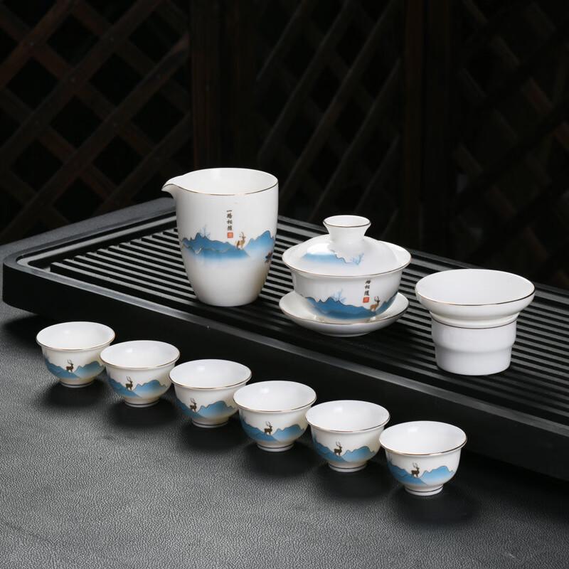 

Dehua Mutton Fat Jade Porcelain Kung Fu Tea Gift Set
