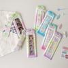 Long Bookmark Korean Photocard Holder PVC Card Cover Idol Card Display Protector  School Stationery