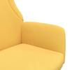 Recliner Armchair Mustard Yellow Fabric