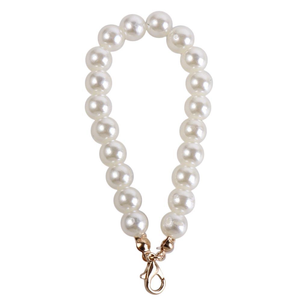Anti-Drop Mobile Phone Chain Hanging Cord Phone Charm Pearl Lanyard Keychain Beaded Phone Case Chain Women Girls