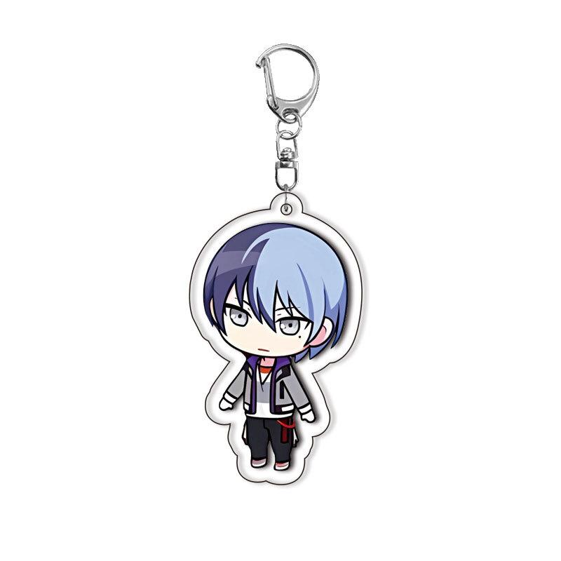 PJSK Kawaii Cute Anime Characters Acrylic Keychain Ornaments Girls Cartoon Backpack Charm Keyring Jewelry Accessories Gifts Toys