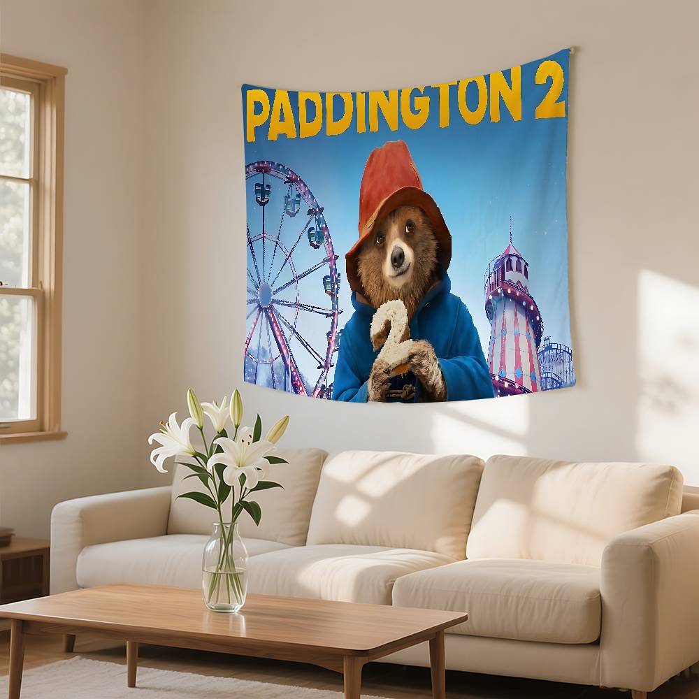 PPaddington Bear Tapestry Customizable Tapestries Of Various Styleswall Hangings Celebrity Photo Printingwall Hangings