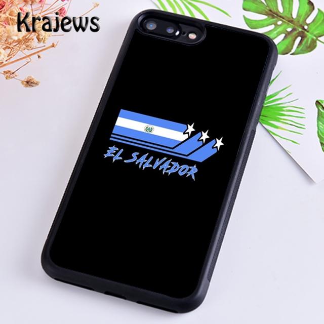 Krajews El Salvador National Flag Soft Phone Case Cover For iPhone 17 Air 16 15 14 Plus 11 12 13 Pro Max Coque Fundas