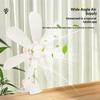 1 Set Quiet Corner Fans 16.5-Inch Wall Mount Fan With Remote And Timer Small 5V Usb Fan For Bedroom Kitchens