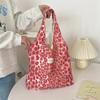 Stylish Leopard Print Tote Bag For College Students Spacious Casual Shoulder Bag In Pink Brown Gray