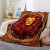 1PC Lion Art Blanket Soft Warm All Season Throw for Sofa, Bed, Car, Office Vibrant Colorful Design, Durable & Cozy Gift