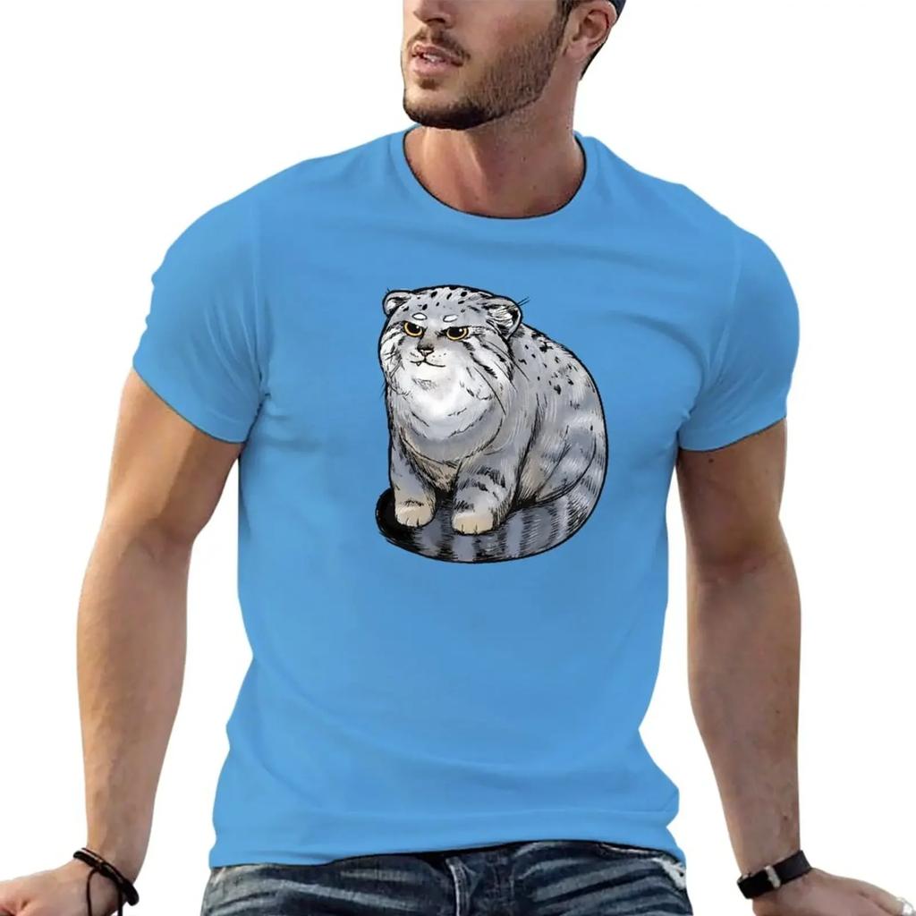 summer Tops Hattori Classic harajuku Pallas's cat T-Shirt Blouse funny t shirts quick drying workout shirts