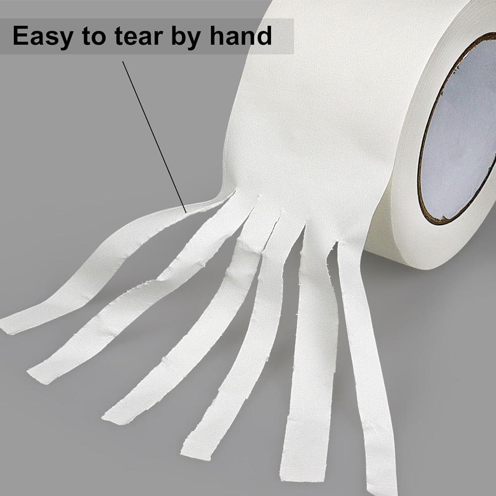 White/Black Gaffers Tape Residue-Free Matte Gaffer Tape Non-Reflective Easy Tear Floor Tape for Electrical Cord Stage Photograph