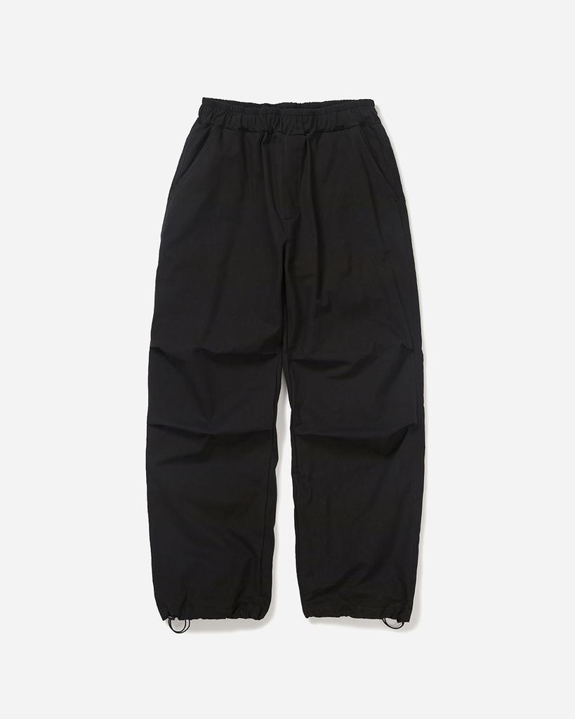 SILENTSYLLABLE Parachute Pants / Black