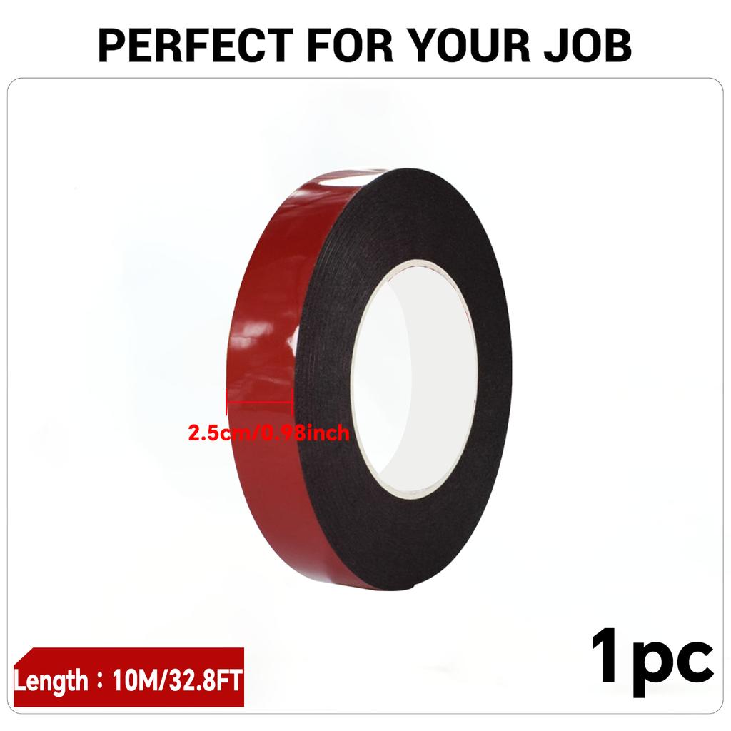 Double-sided Tape  Strong Thickened Car Fixed Bracket Rain Eyebrow High Temperature Foam Non-marking Sticker Tape