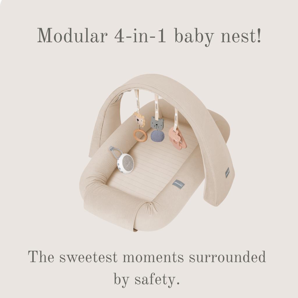 Modular Baby Nest With Sounds & Toys 4 In 1 Sand