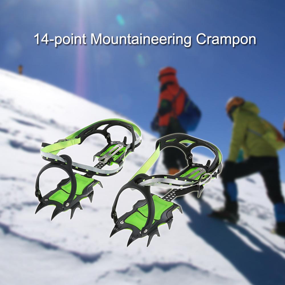 Buy 14point Steel Climbing Gear Crampons Ice Grippers Crampon Ice