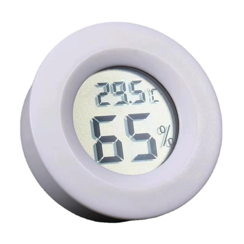 1~10pcs Mini Hygrometer Thermometer Fahrenheit or Celsius Meter Digital LCD Monitor Indoor Room Round Humidity Temperature Gauge