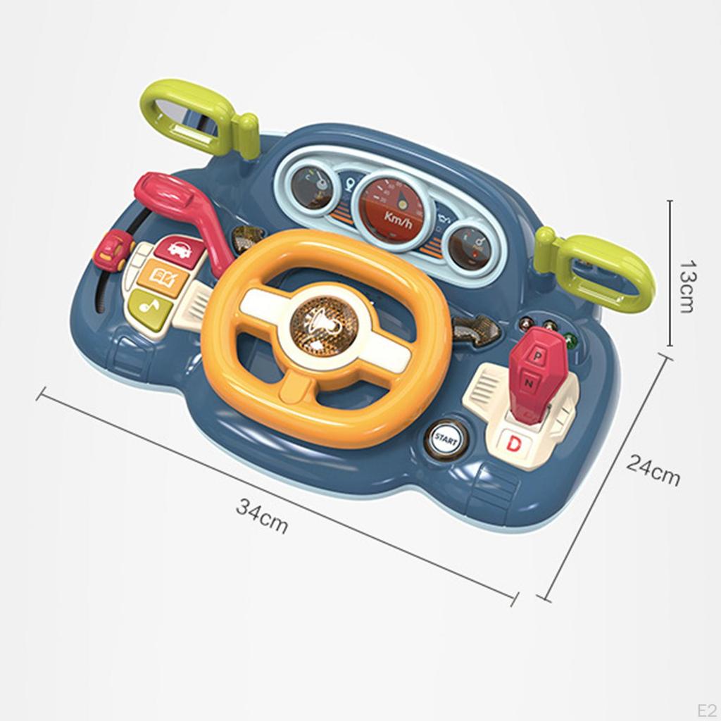 Baby Steering Wheel Music, Pretend Driving Learning Educational Toys