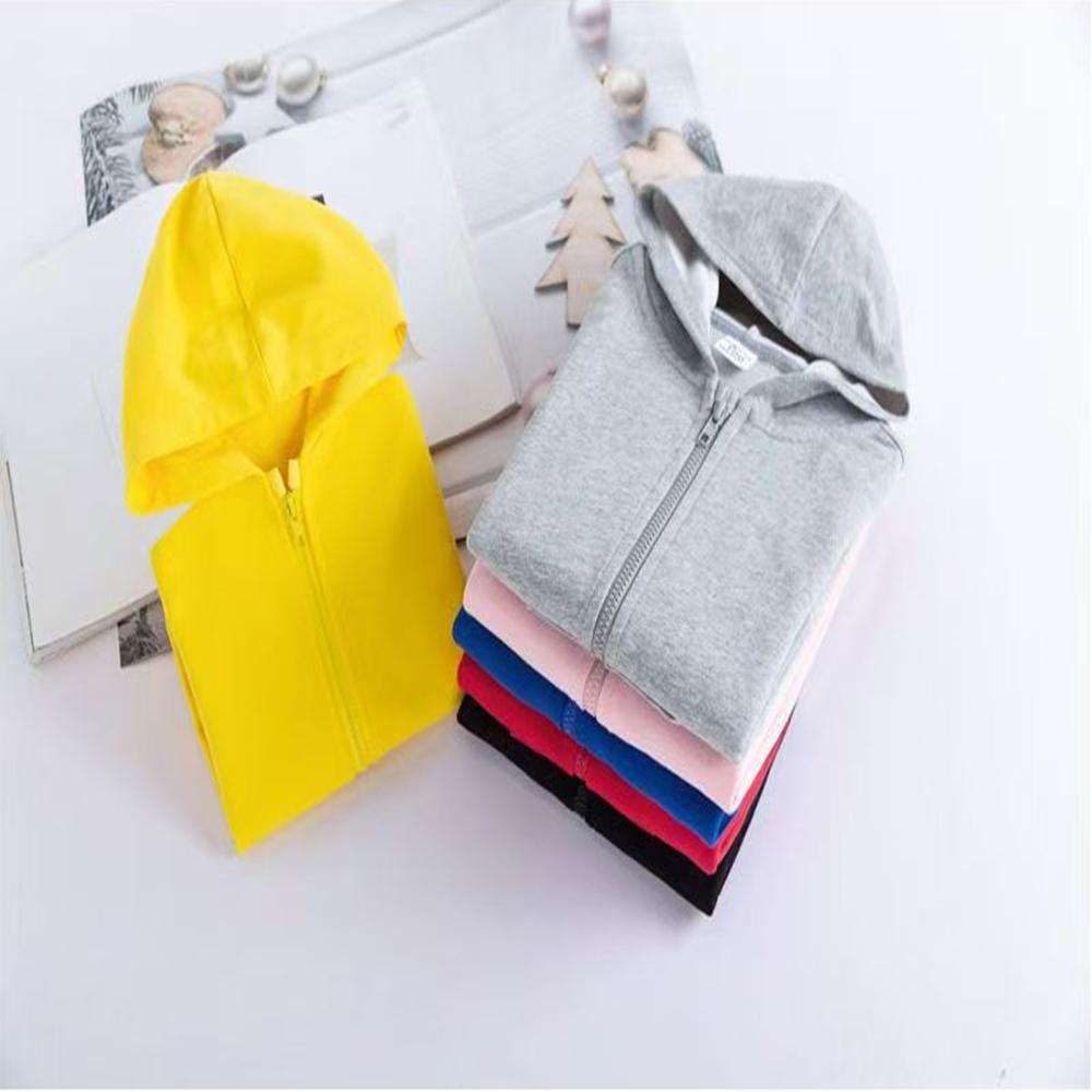 Kinder Hoodie Ritssluiting Vest Tops Meisje Roze Jongen Zwart Grijs Hoodies Kind 3-12 Jaar Herfst Michael Jackson Ritssluiting Stijl Jas