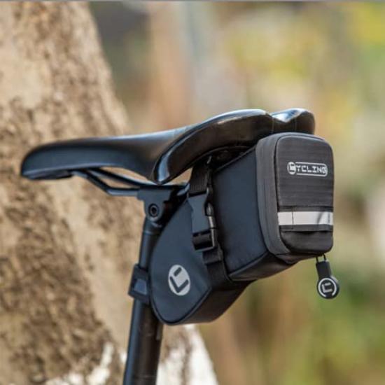 Bel Cuore Saddle Bicycle Road Bike Fully Small Item Reflective Strap Easy Installation Bag, Bag, Bag, Waterproof, Storage, Material, Attachment,