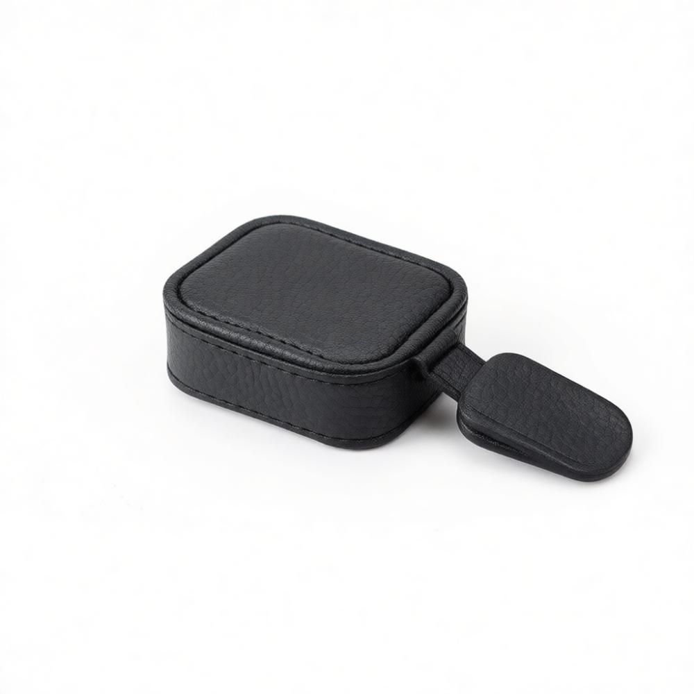 Durable Car Sun Visor Glasses Holder Clip PU Leather Sunglass Mount Organizer Interior Trim For Eyewear Cards Tickets