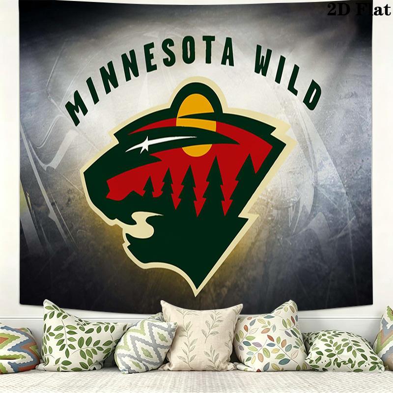 Minnesota Wild Wall Tapestry Aesthetic Wall Hanging Printed Fabric Blanket Decorative Tapestries for Bedroom Living Room Home Decor