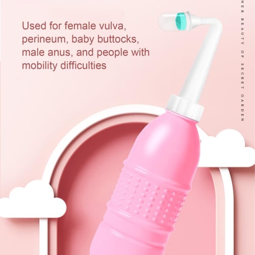 Female Douching Bottle - Perineal Cleaning, Female Genital Cleaning, Maternal, Baby, Gynecological Cleaning, Anal Cleaning, Butt Cleaning, Artifact |