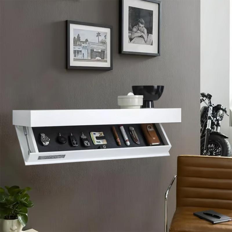 Wall Mounted Concealment Shelf Wooden Concealment Storage Concealment Shelf With Trap Door For Wall Decorations Storage Box