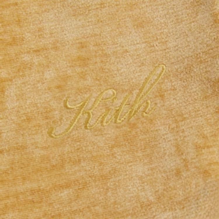 Kith Chenille Apollo Shirt Sharp Unisex Tops Yellow KHM031421-730