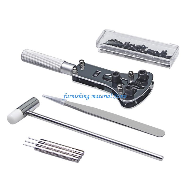 Y5GD Multiverktygsset för Klockreparation 138 Verktyg för Hobbyister och Experttekniker