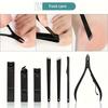 10pcs Nail Clippers Set Full Set, Black Nail Clippers Set, Ultra Sharp Sturdy Nail Clippers, Professional Nail Clippers