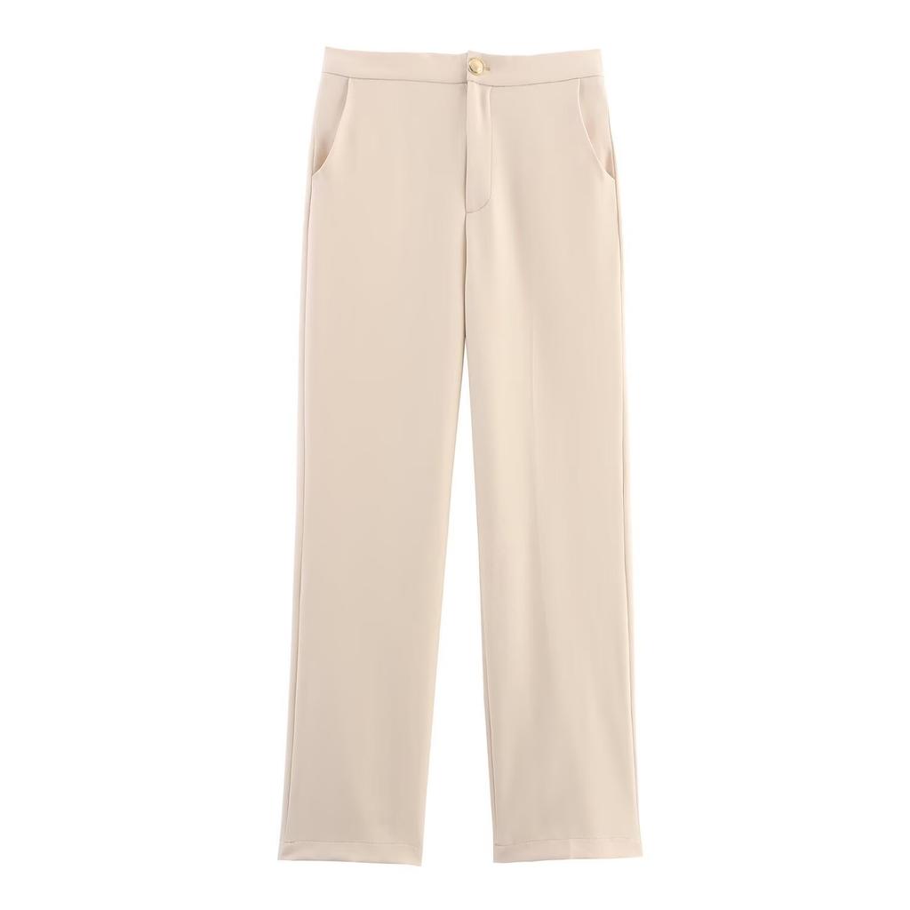 European and American French women's casual suit two-piece set