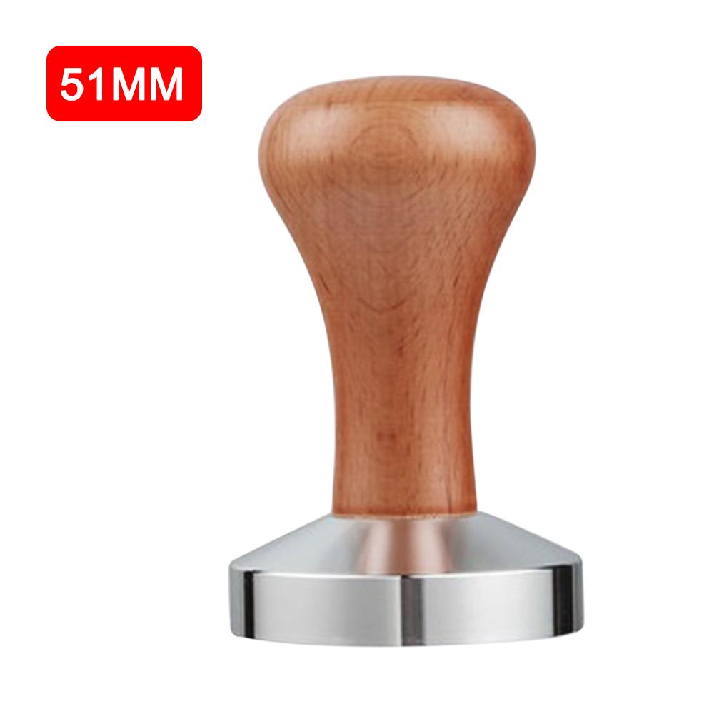 

Espresso Tamper 51mm Wooden Handle Coffee Tamper Household Coffee Tampers Accessories Tools For 51mm Portafilters