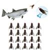 20PCS Durable Bionic Fly Fishing Bait Simulated Flies Flies Spinner Swim Baits  Fishing Gear