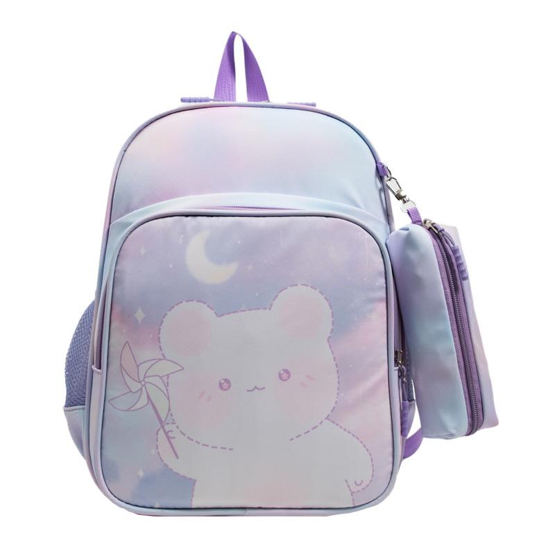 Kindergarten Primary School Students Schoolbag Foreign Style Printing Large Capacity Boys And Girls Backpack Children Backpack Tide