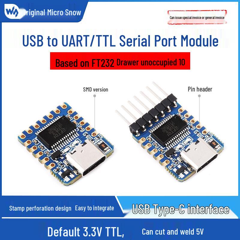 Micro Snow FT232 USB To UART/TTL Serial Converter Module
